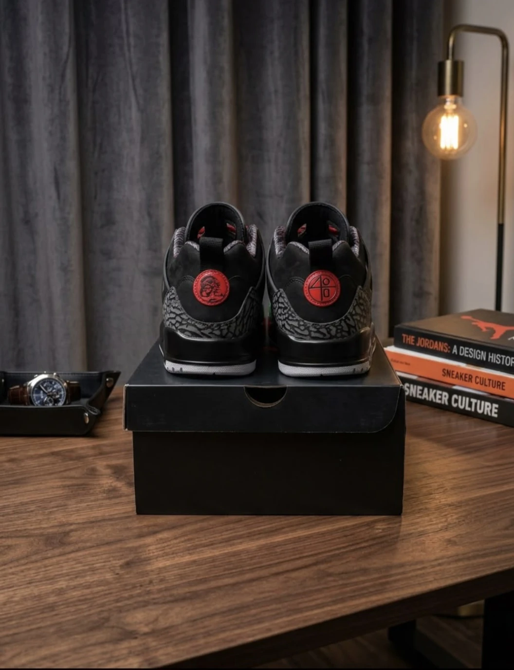 Air Jordan Spizike Low Black/Red/Green Size 10 - photo 3