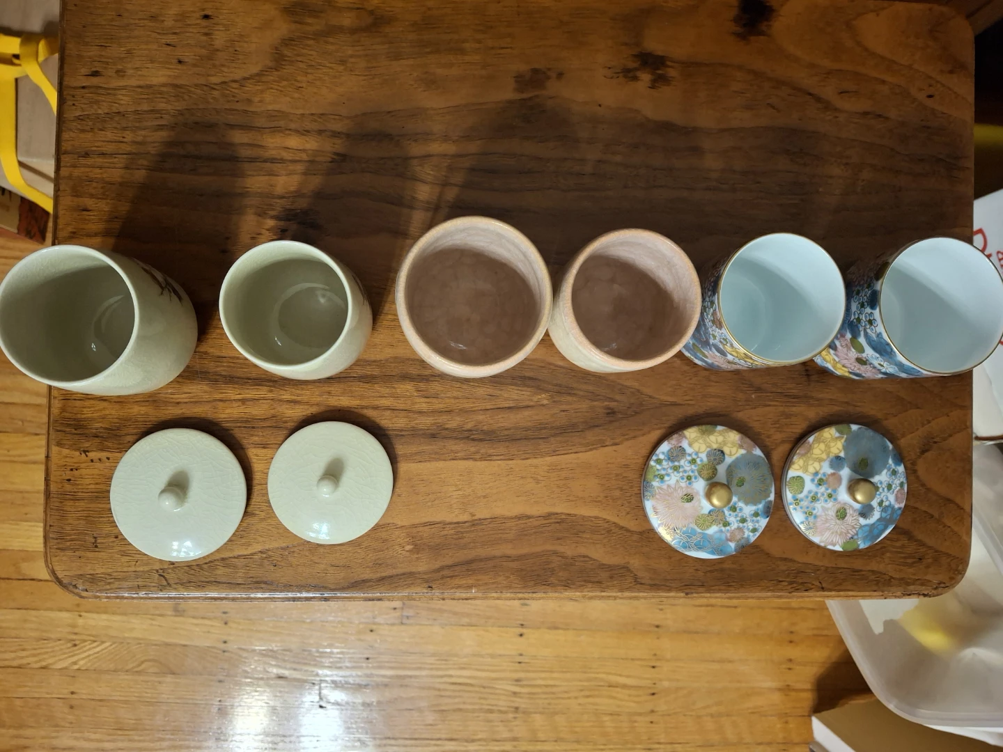 Set of 6 Japanese Ceramic Tea Cups - photo 3