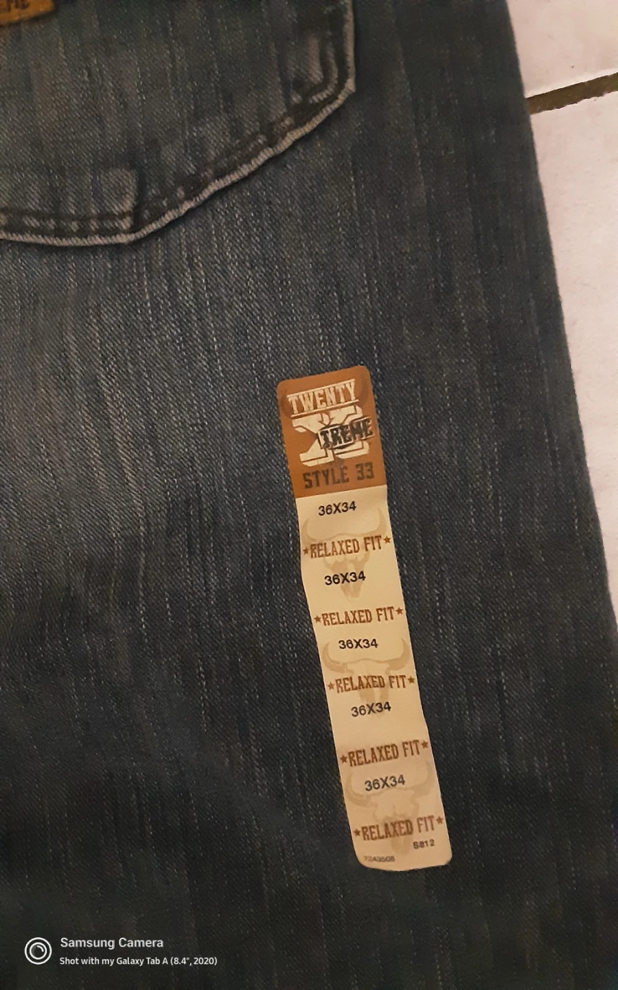 Wrangler Twenty X Extreme Relaxed Fit Jeans 36x34 - photo 4
