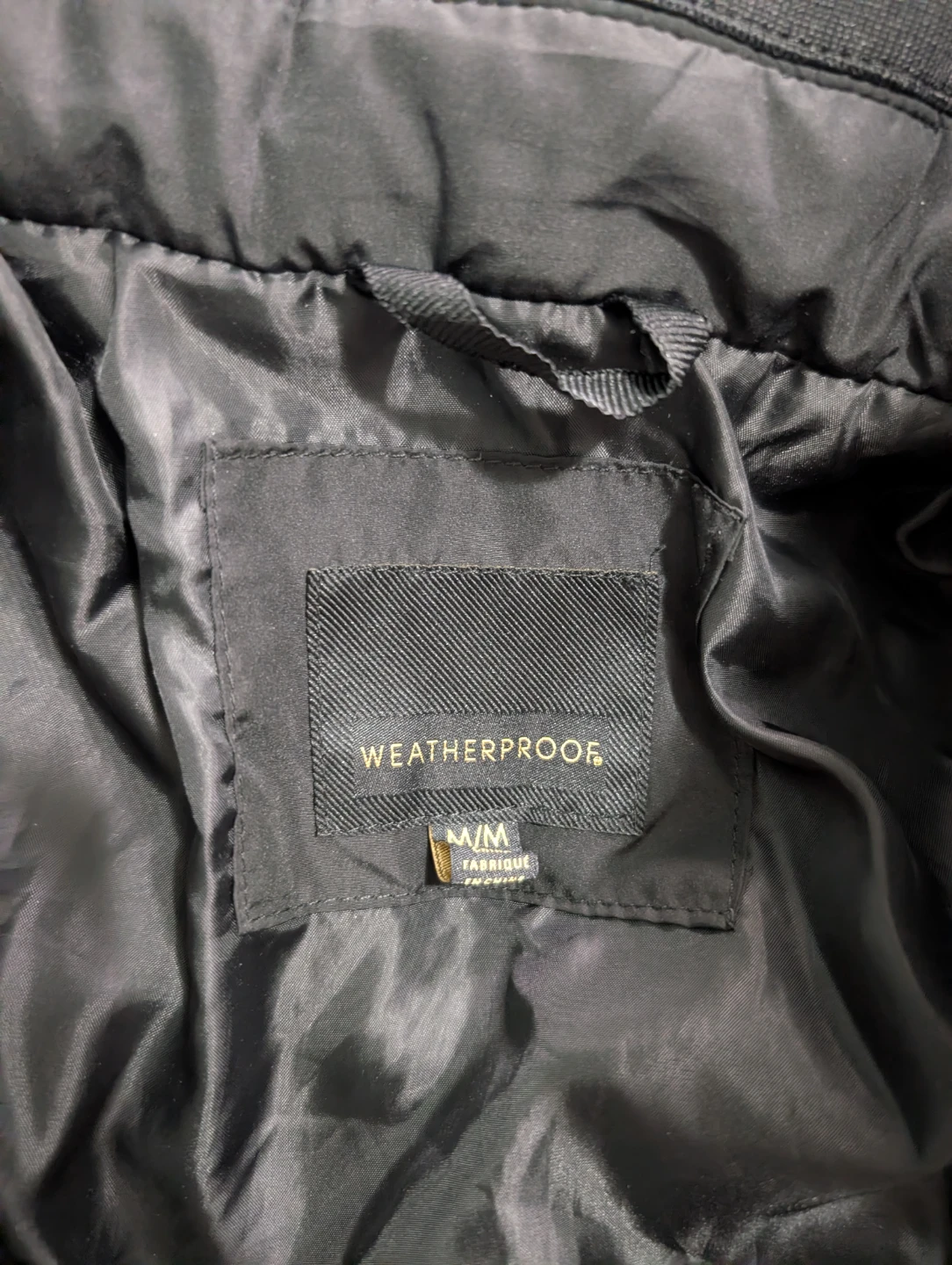 Weatherproof Quilted Hooded Jacket Black - photo 3