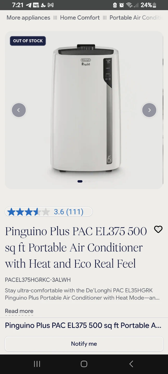 De'Longhi Pinguino air conditionier - photo 2