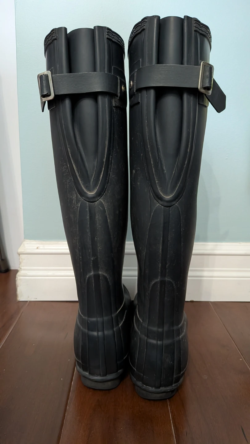 Hunter Original Back Adjustable Boots - Navy Blue - photo 2