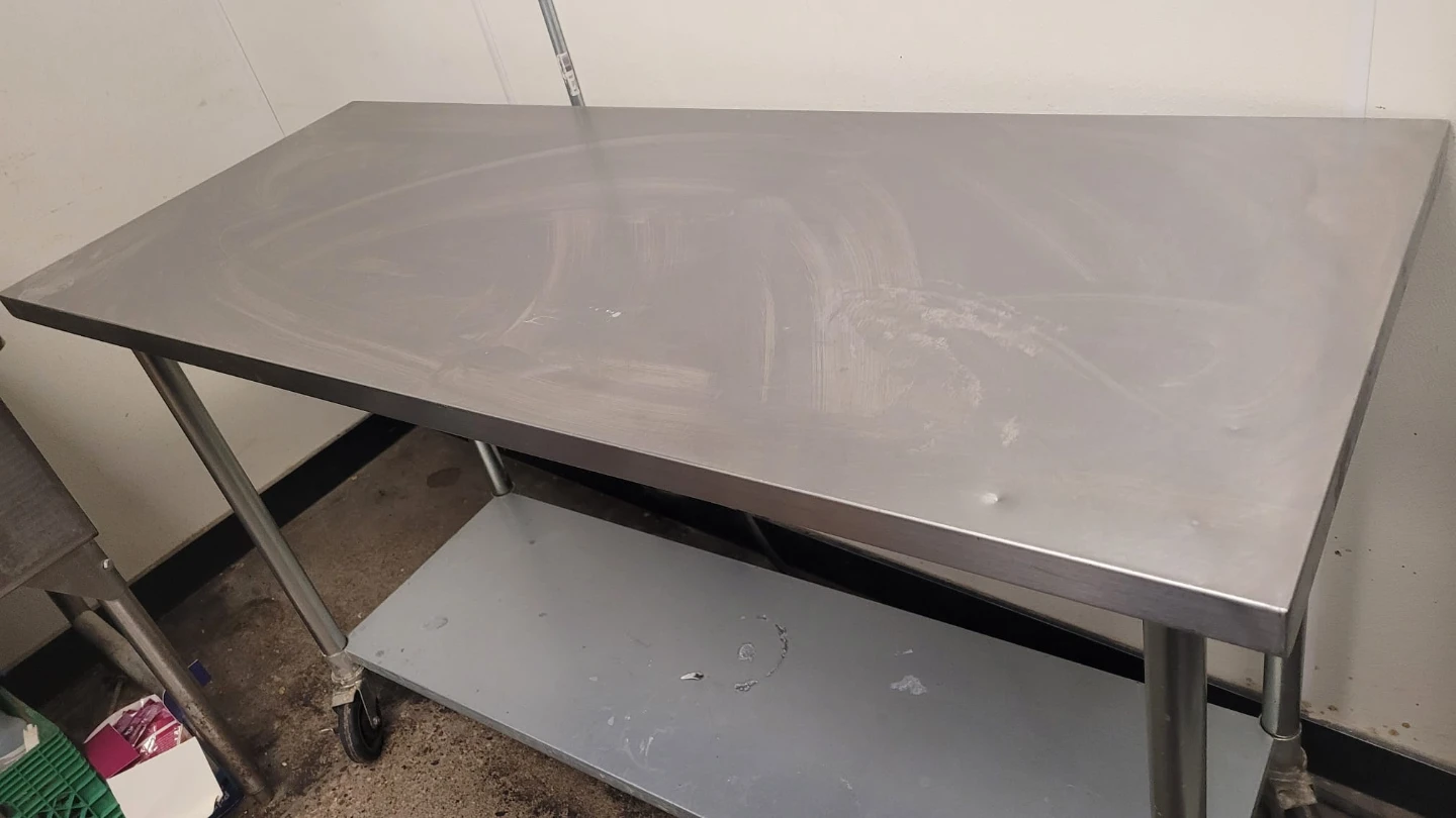 Commercial Stainless Steel Work Table – 24" × 60"