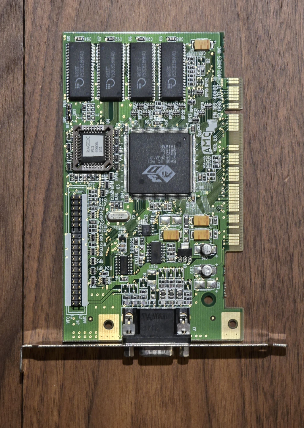 Vintage ATI Rage IIC PCI Graphics Card