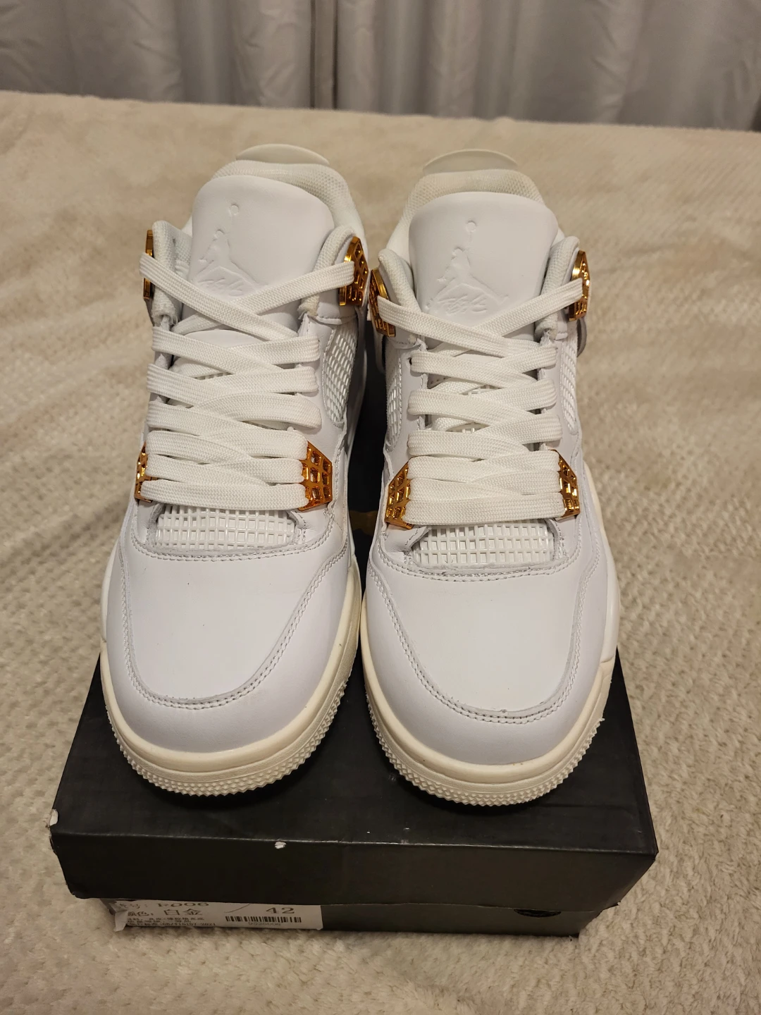 Jordan 4 Metallic Gold - photo 4