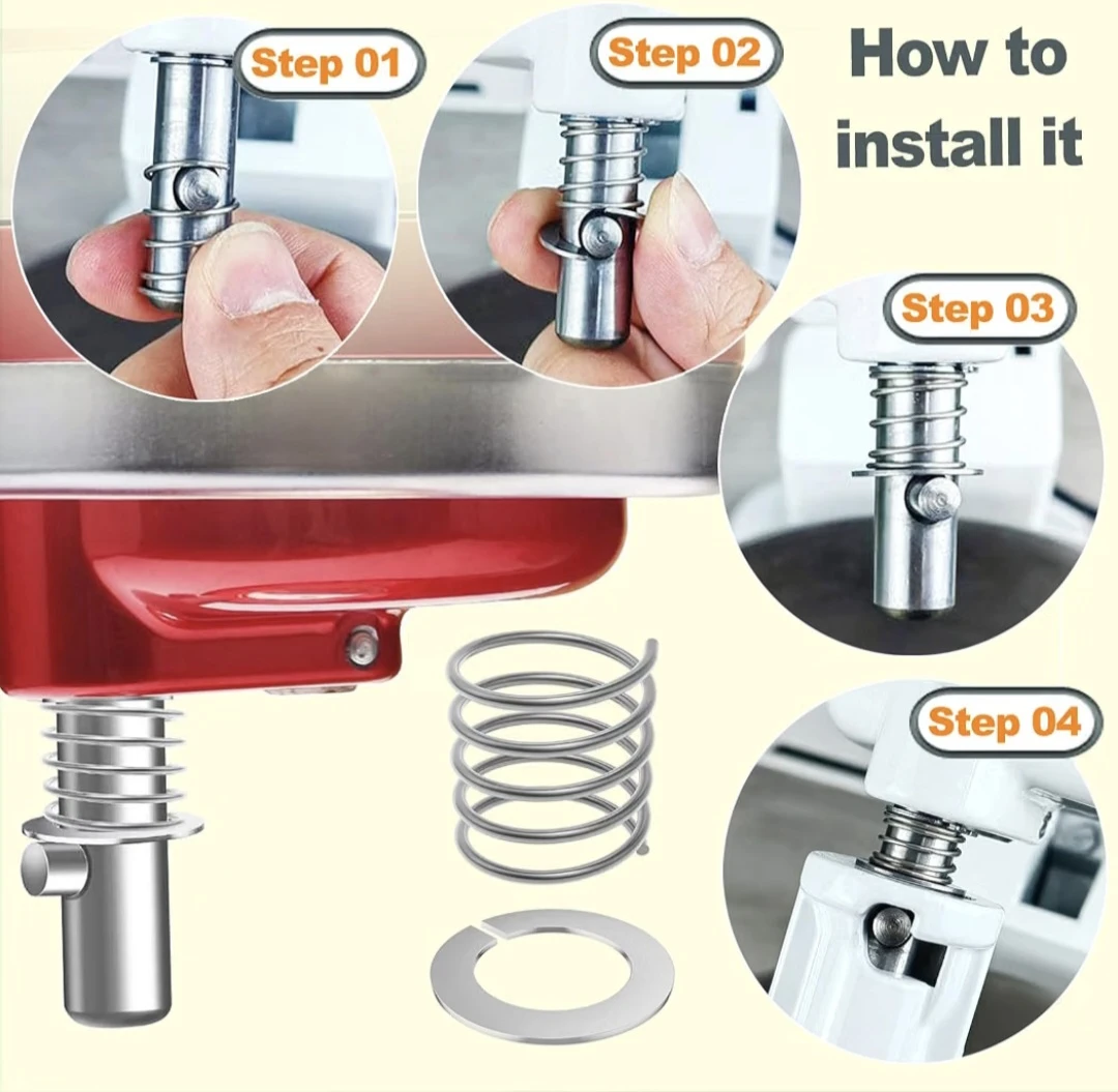 New spring & nut for Kitchenaid mixers- keeps attachments snug - photo 2