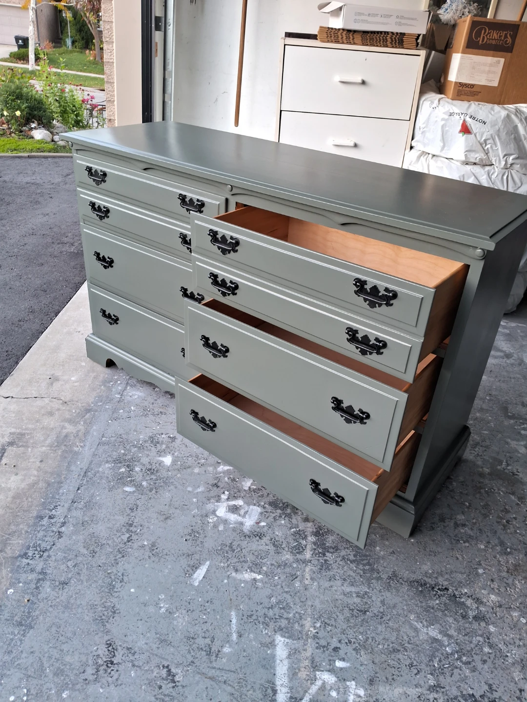 Sage Green Dresser - photo 2