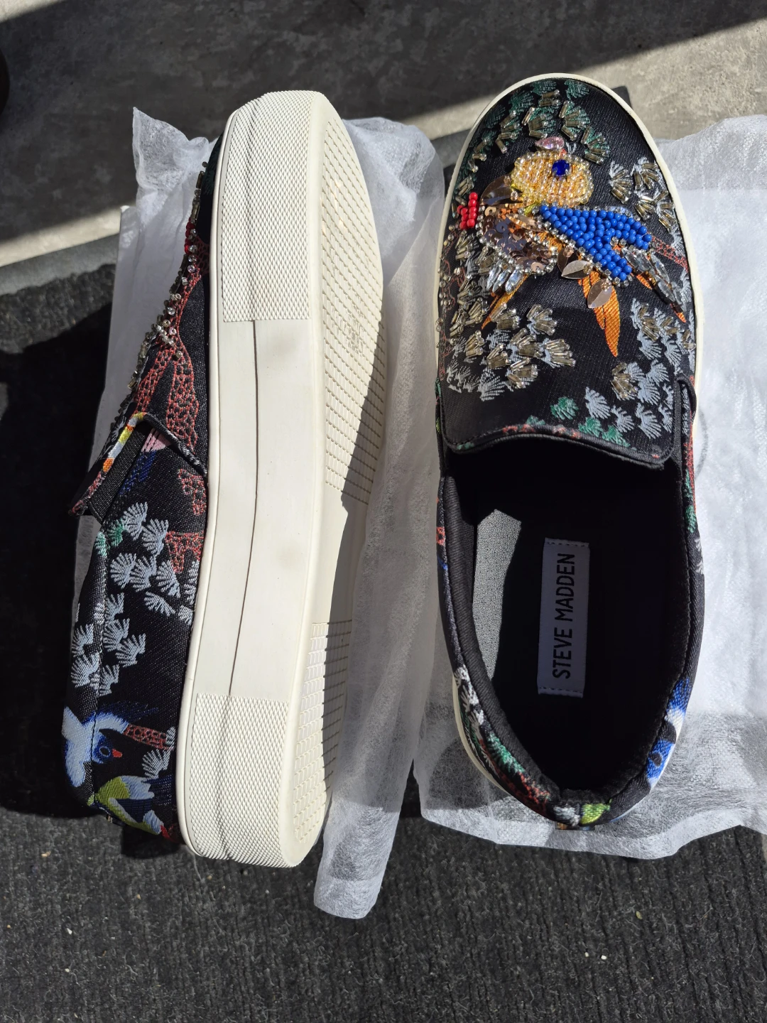 Steve Madden Beaded Bird Slip-on Shoes - photo 2