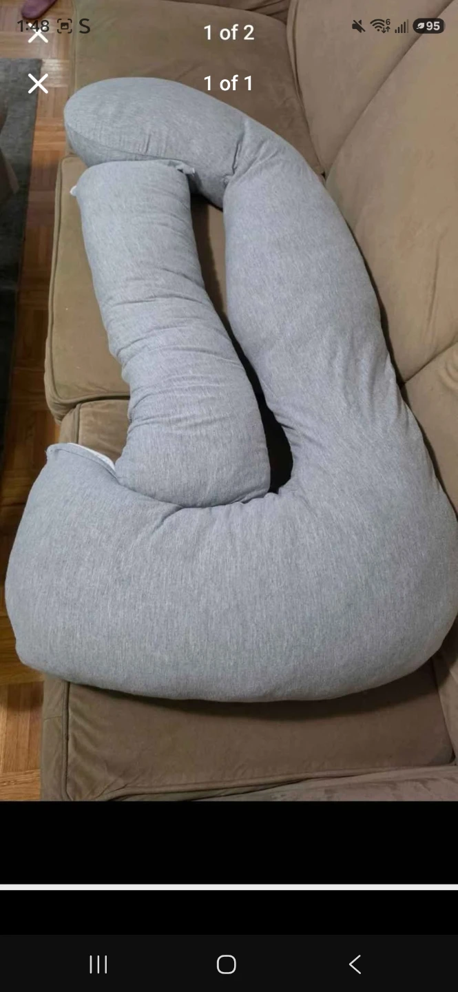C-Shaped Maternity Body Pillow