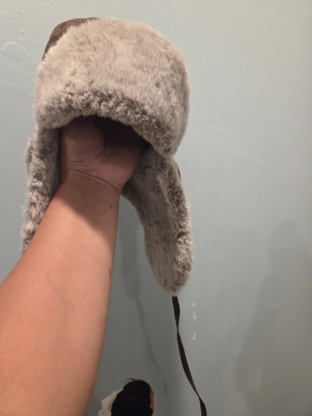 Quilted Trapper Hat Brown - photo 4