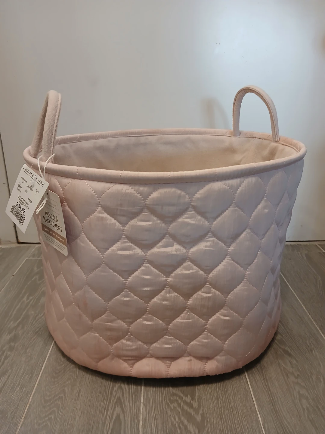 Taylor Madison Designs Quilted Storage Basket.
