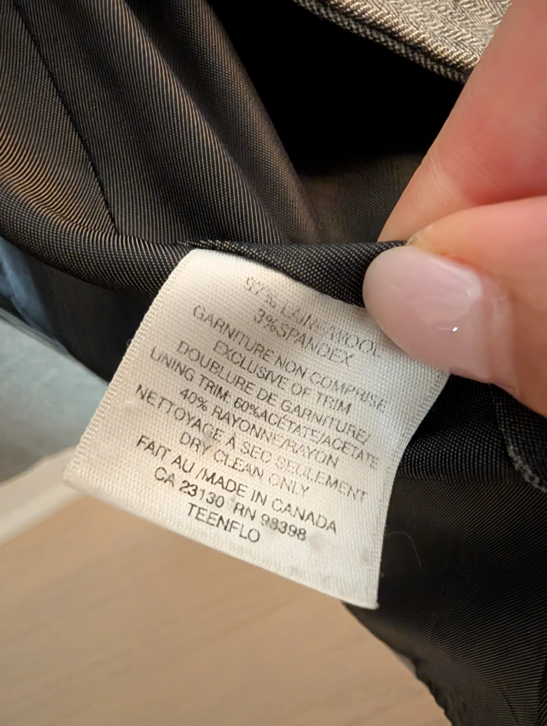 Wool Grey Blazer Size 8 - photo 3