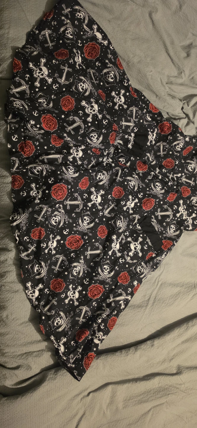 Hell Bunny Vixen Skull and Rose Print Dress - photo 2