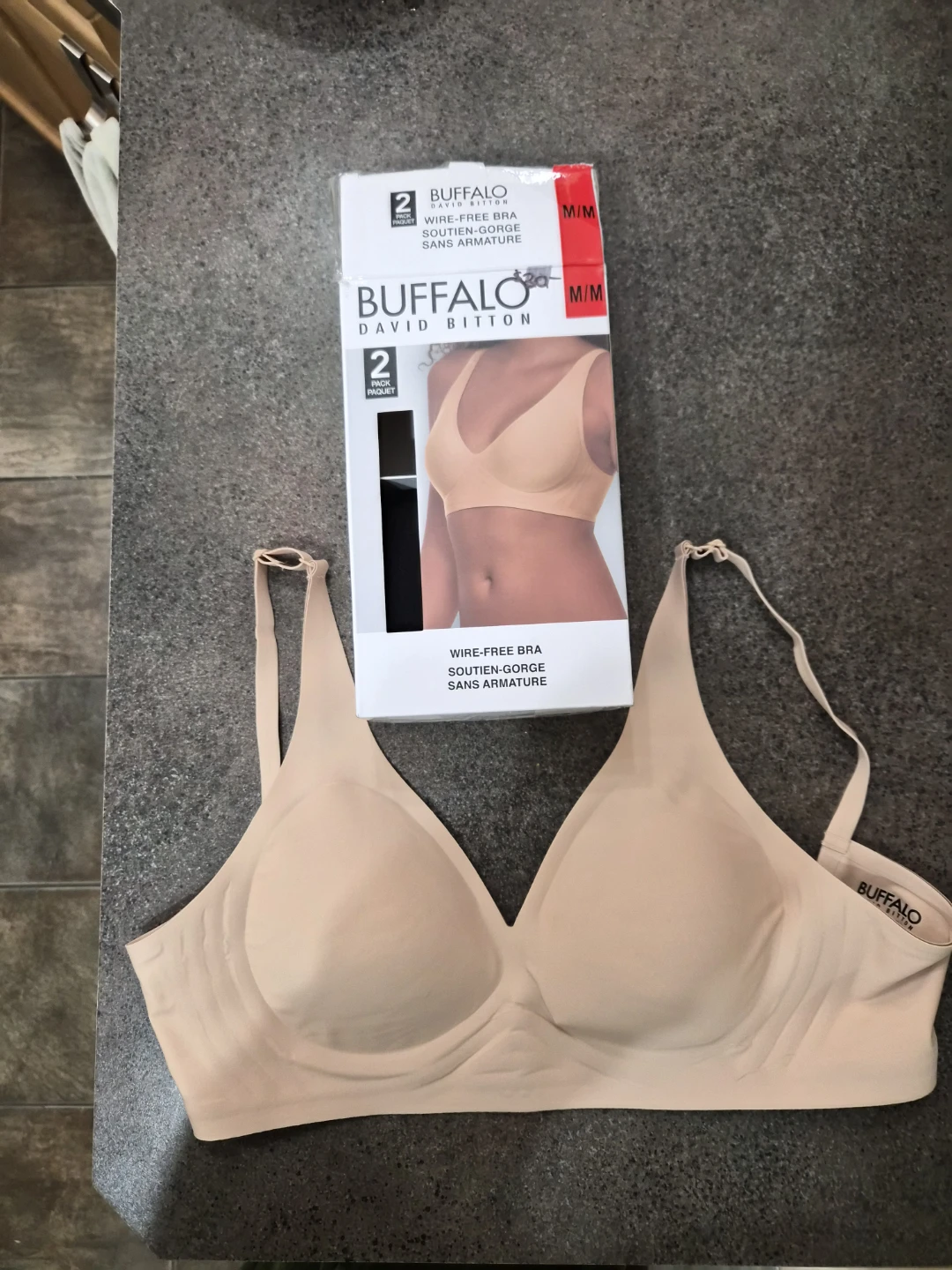 New Buffalo David Bitton Wire-Free Bra 2-Pack