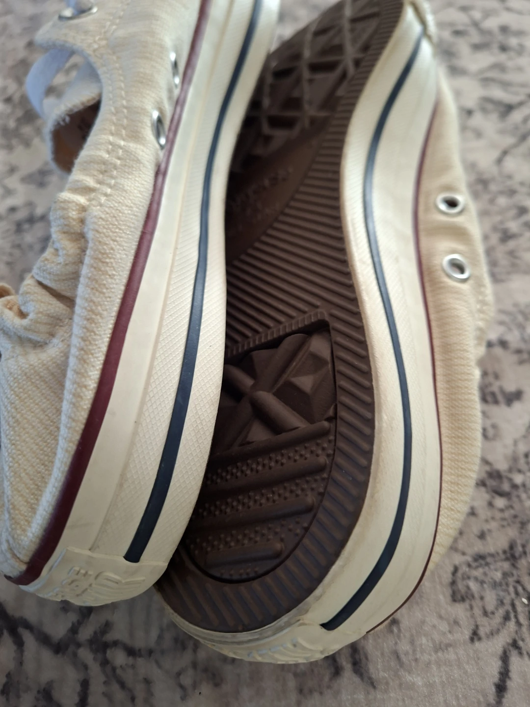 Converse All Star Shoes Cream Size 11 - photo 3