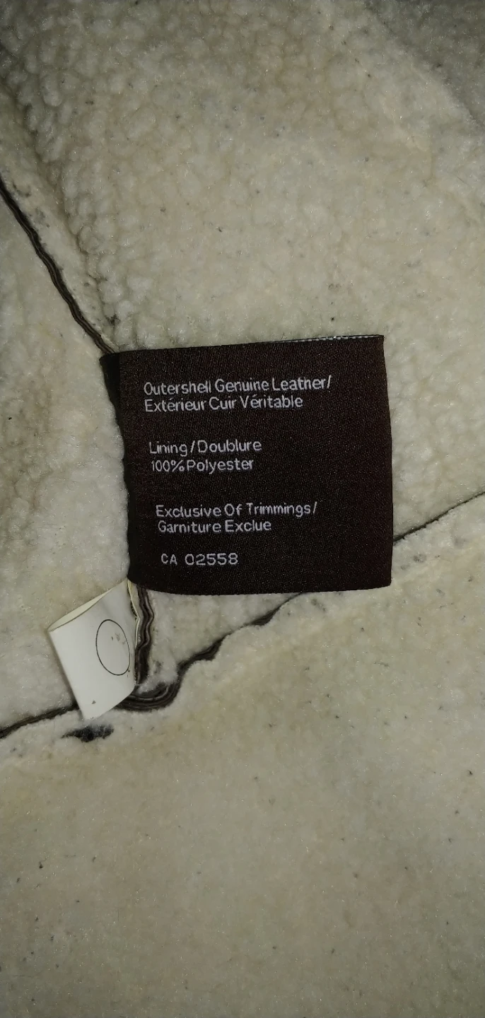 Danier Brown Leather Jacket with Faux Fur - photo 4