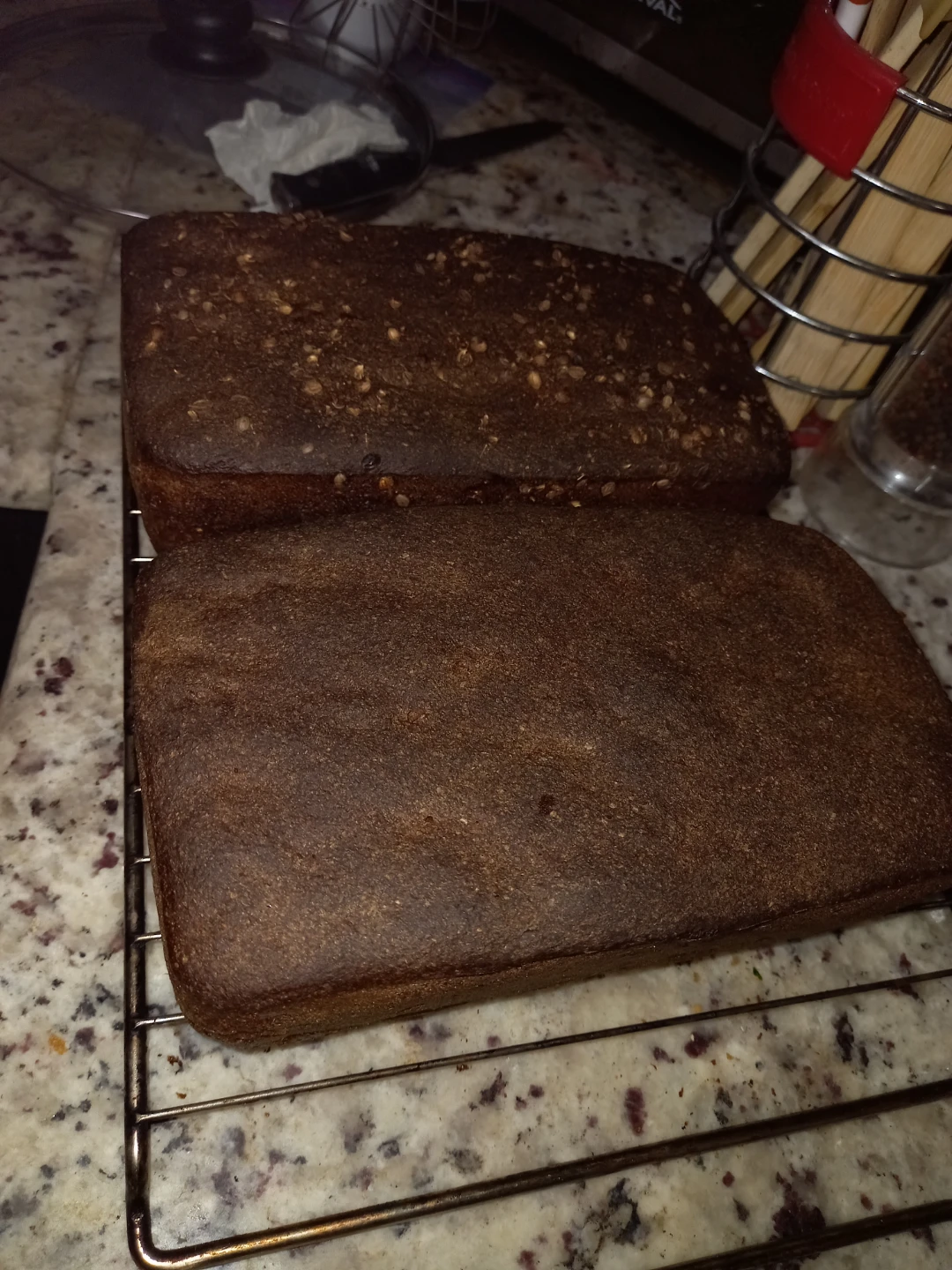 Rye sourdough bread with honey and with/without coriander seeds - photo 3