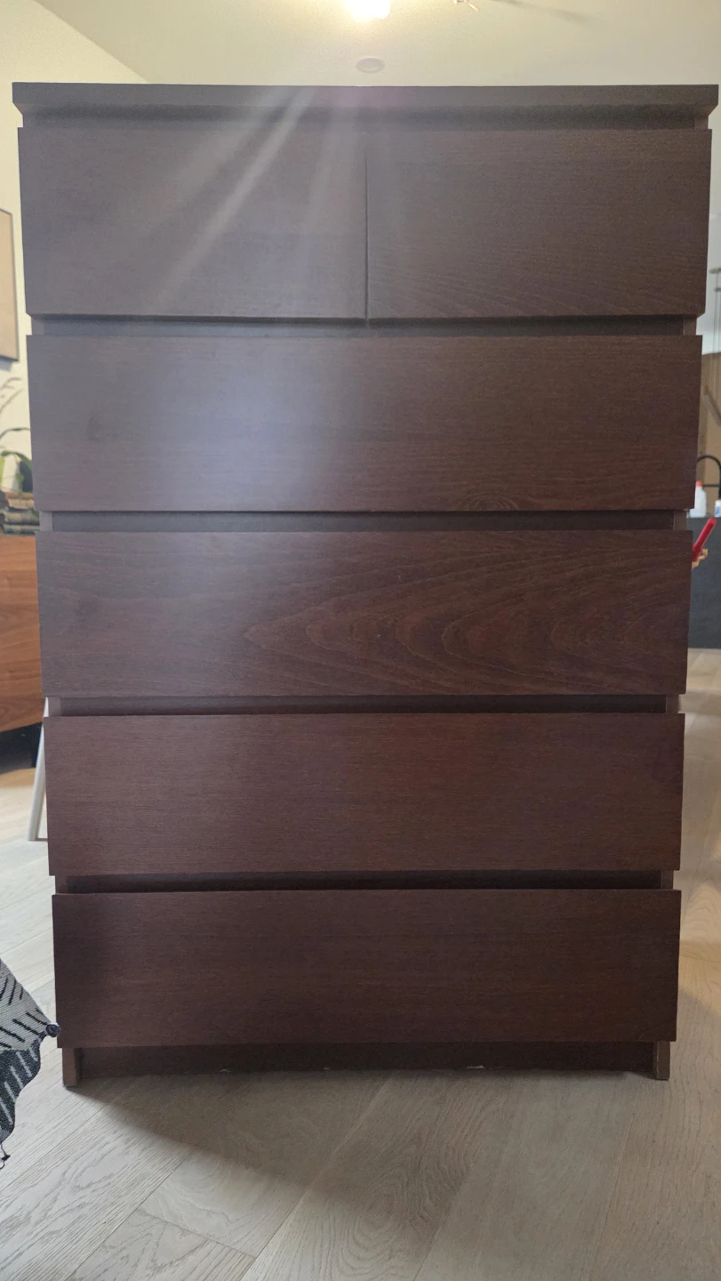 Malm 6 chest drawers - photo 2