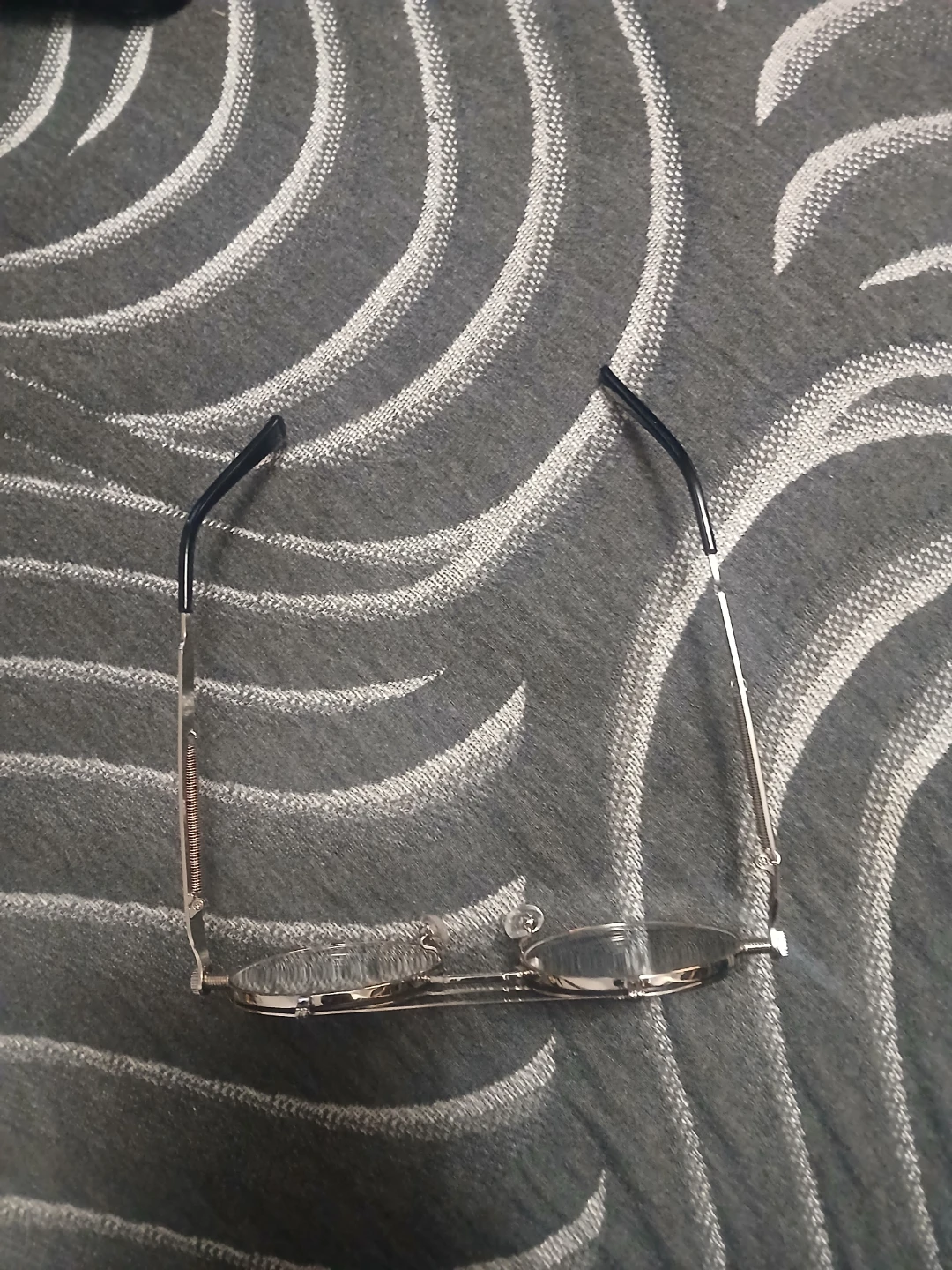 Vintage Style Round Flip-Up Sunglasses - photo 3