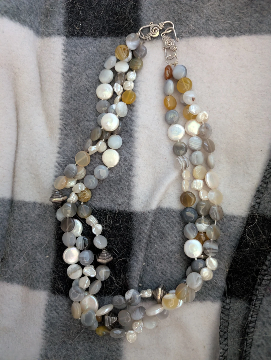 Multi-Strand Beaded Necklace