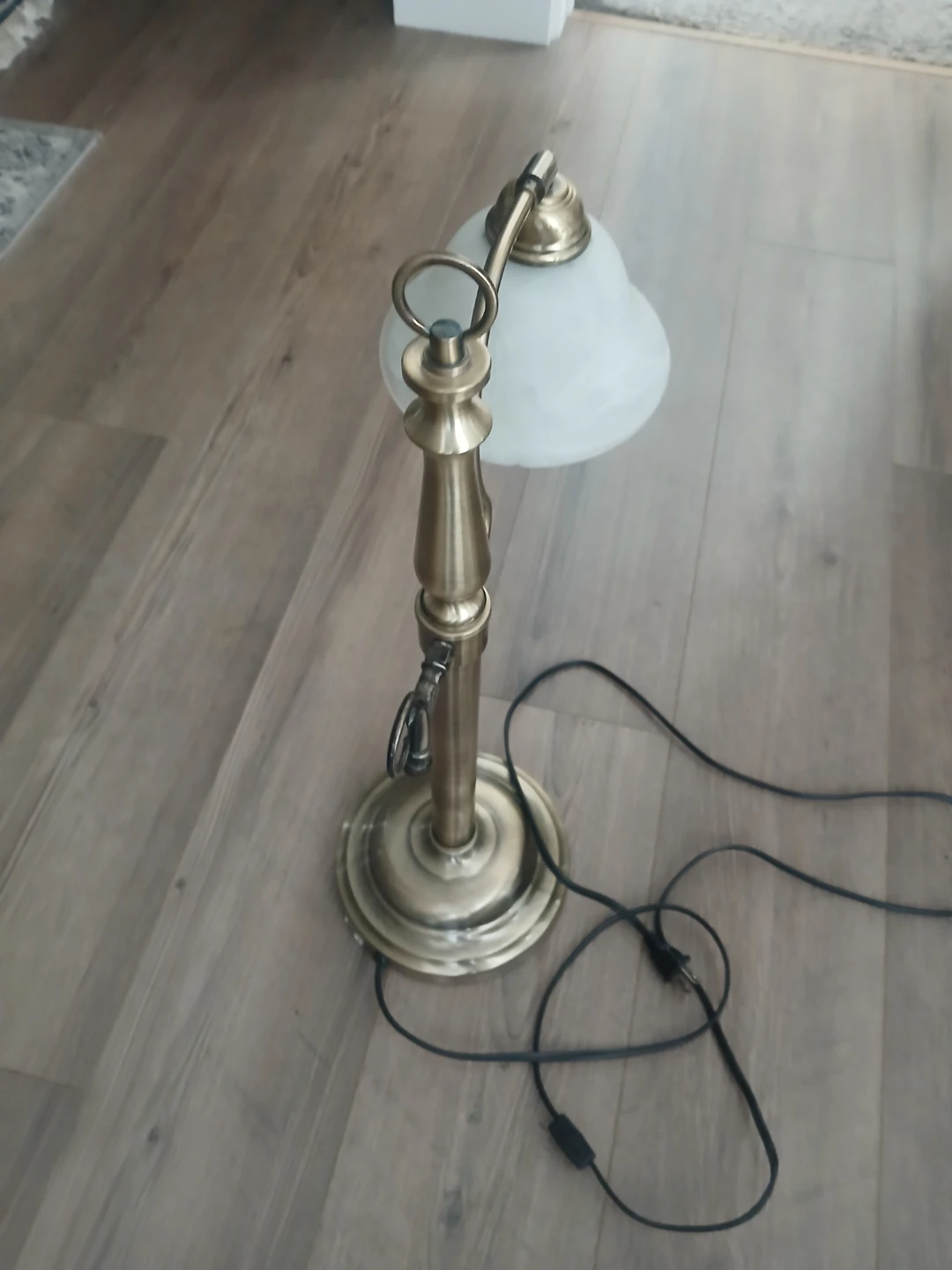 Vintage Style Brass Desk Lamp - photo 2