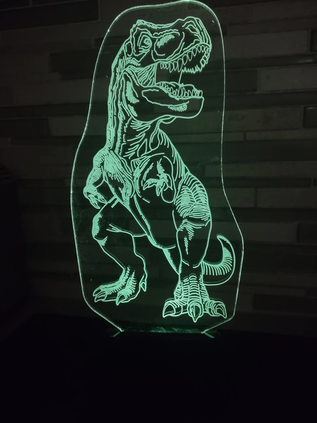 T-rex Etched Laser Night Light - photo 3