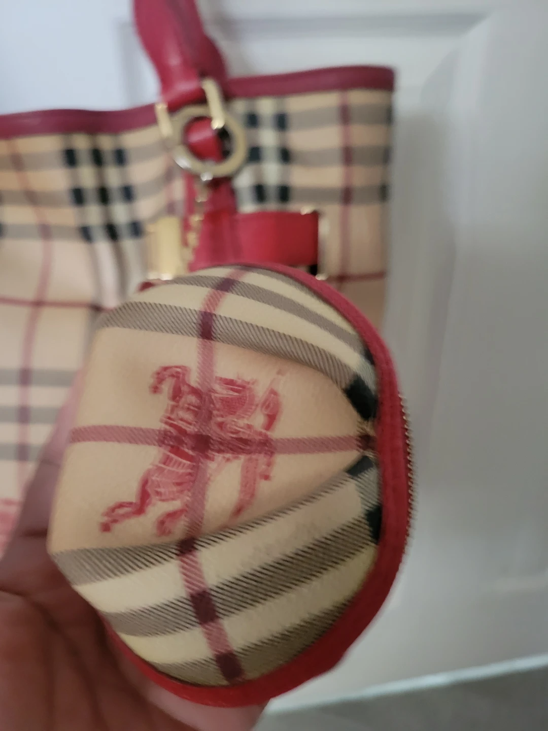 Burberry Tote Bag with Attached Coin Purse - photo 4