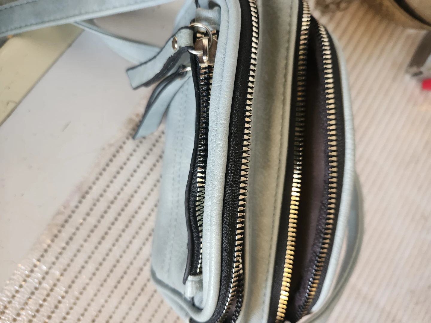 Light Blue Crossbody Bag - photo 2