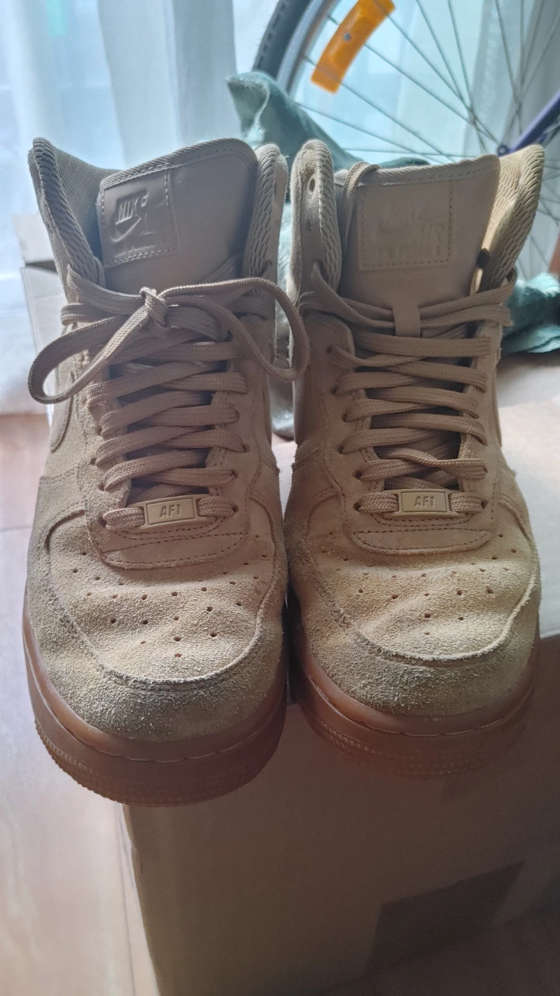 Nike Air Force 1 High Top Sneakers Tan - photo 2