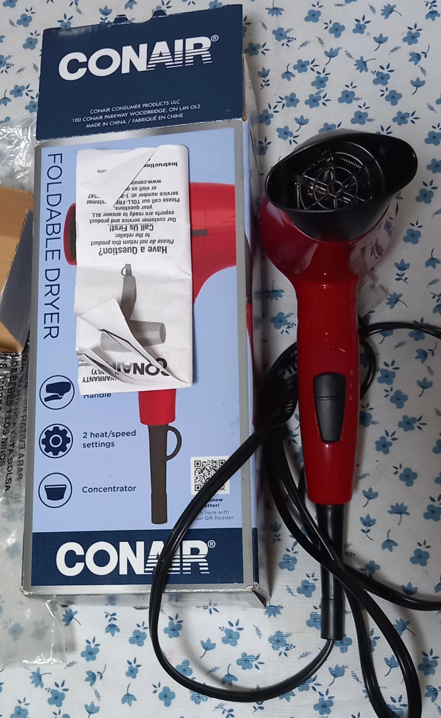 Conair Foldable Hair Dryer - photo 3