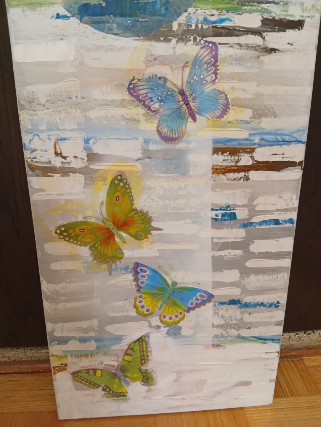 Butterfly Themed Wall Art Canvas