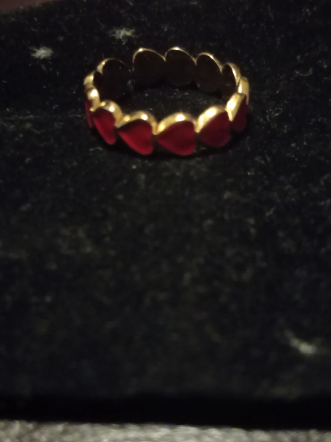 Gold-tone Heart Ring