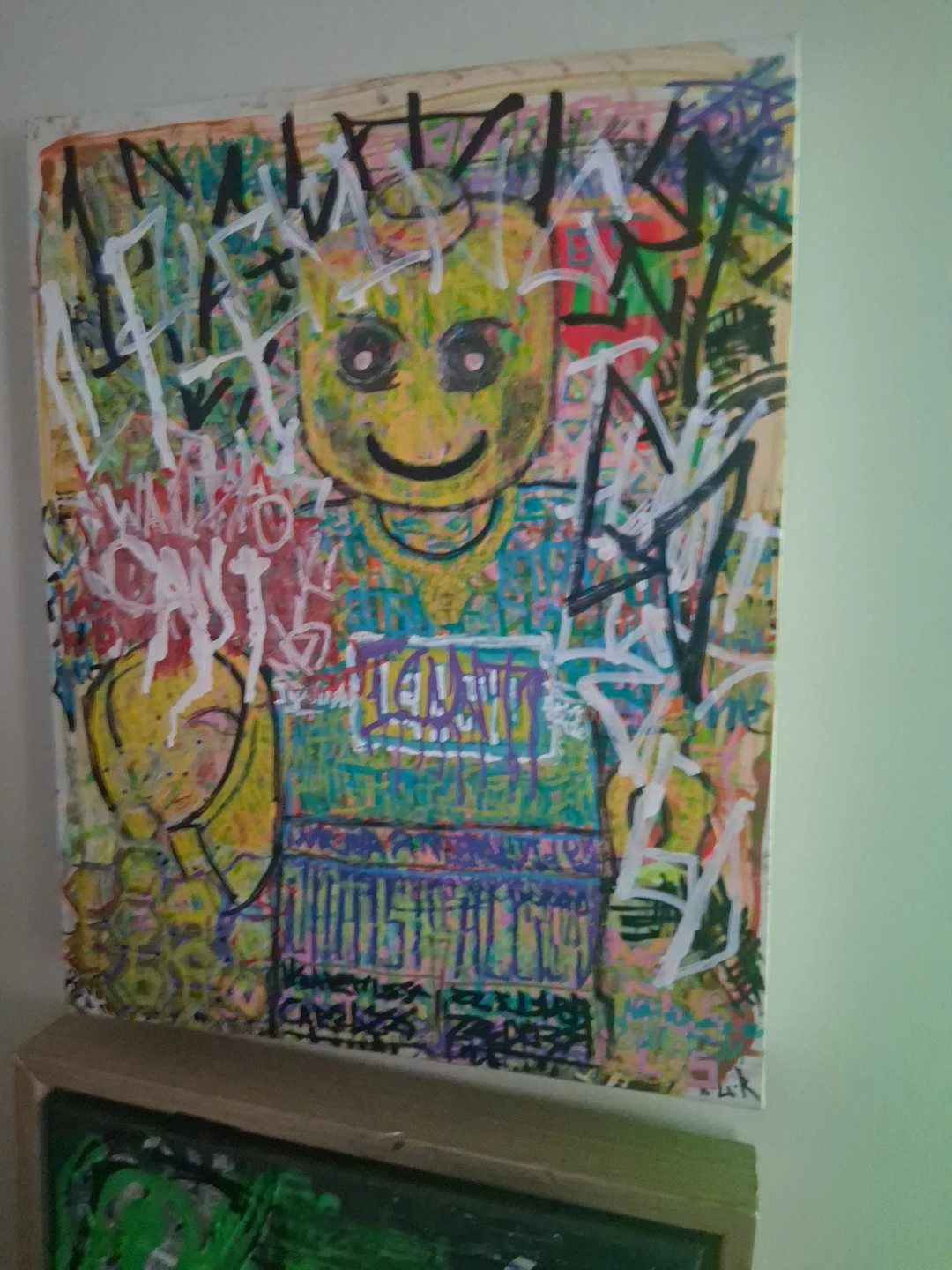 Assorted Mixed Media Art Pieces