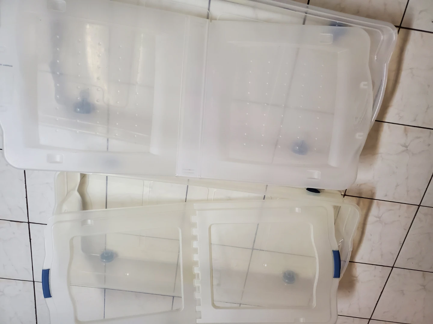 Two Clear Underbed Storage Bins - photo 2