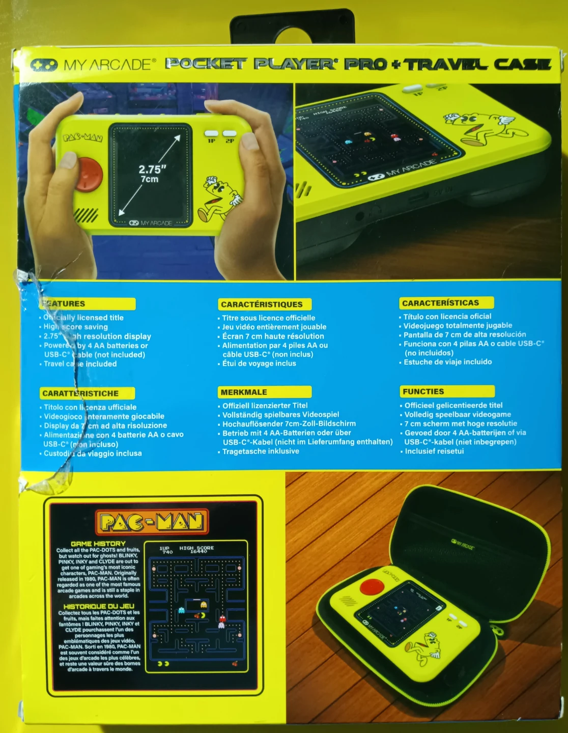 My Arcade - Pac-Man Portable Handheld Gaming System - photo 2