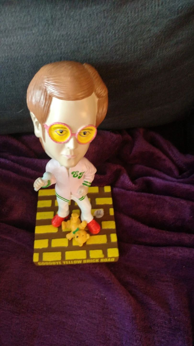 Elton John Goodbye Yellow Brick Road Bobblehead