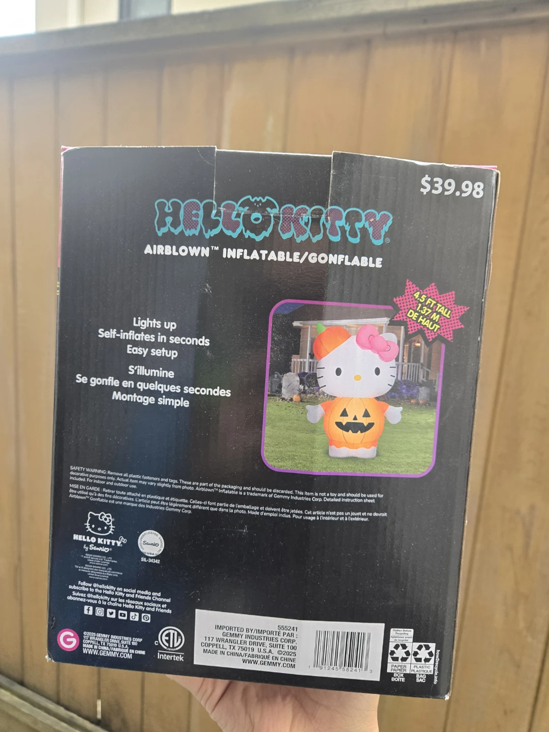 Brand new halloween inflatable decoration hello kitty - photo 4