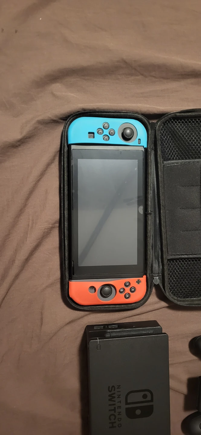 Nintendo Switch V1 Bundle w/ Space Shells, Charger, Dock & Case - photo 2