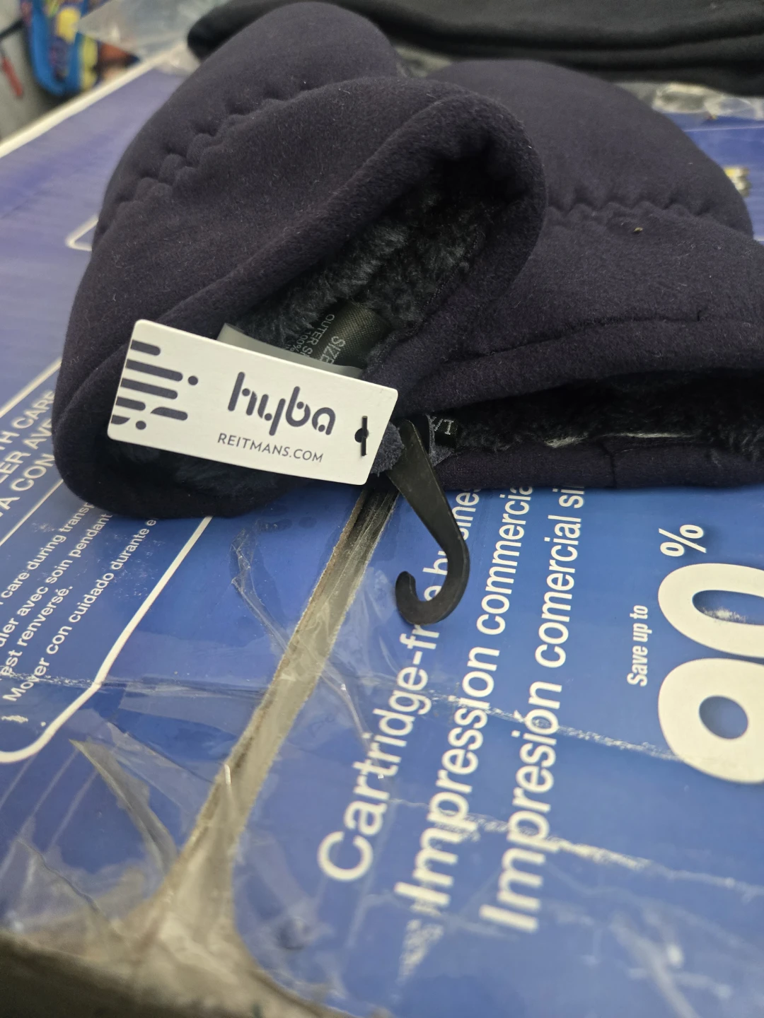 Hyba Navy Mittens