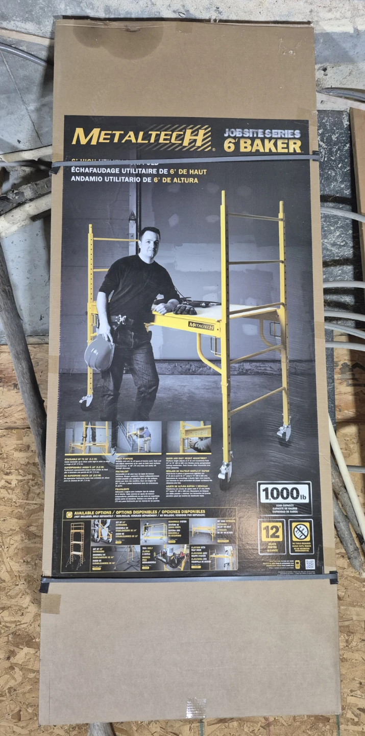 Metaltech 6' Baker Job Site Utility Scaffold