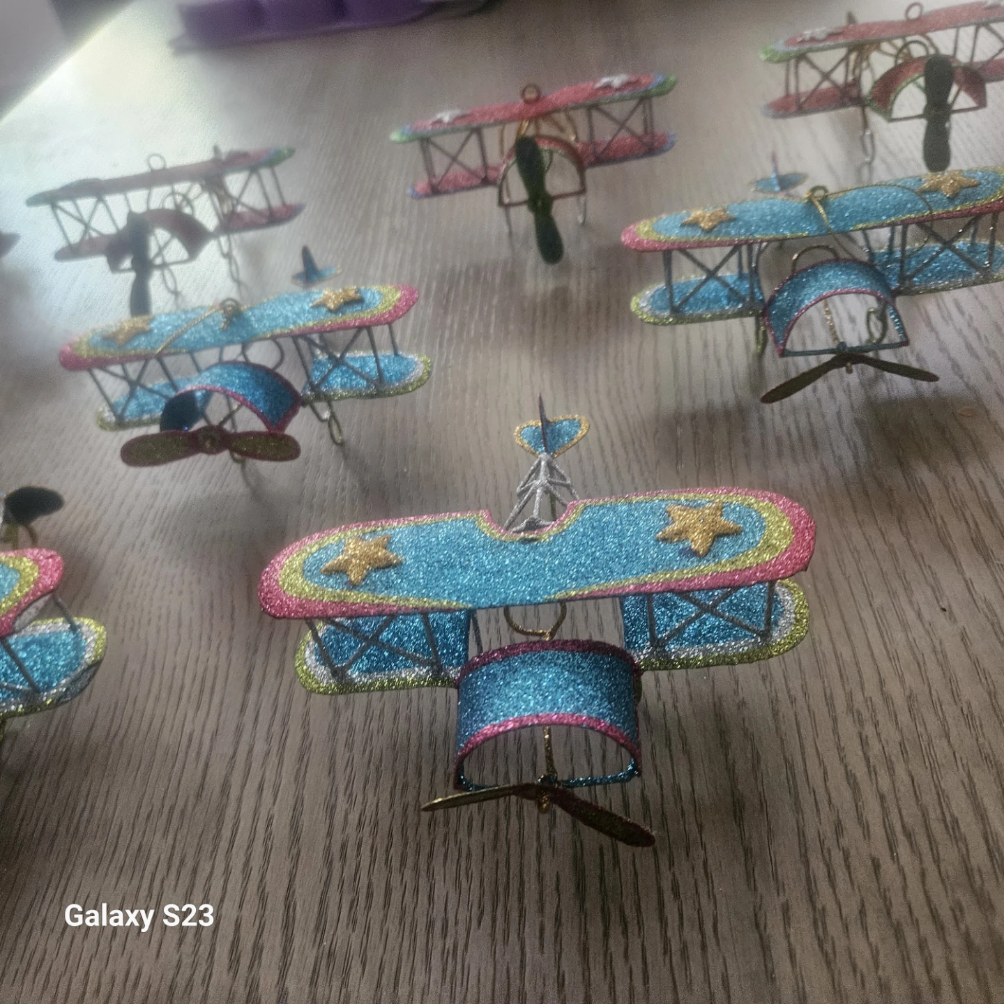 Glitter Airplane Christmas Ornaments - photo 5