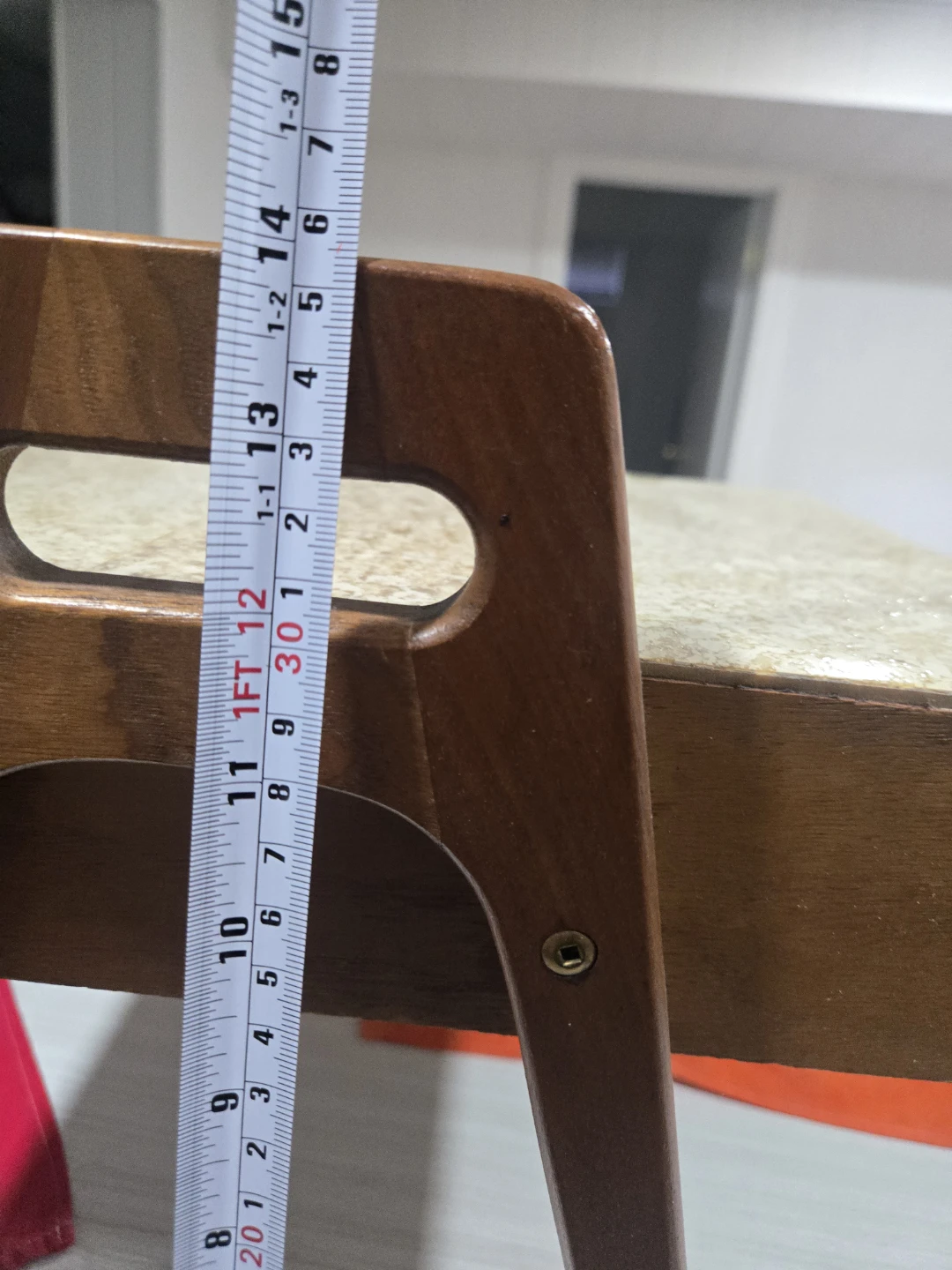 Vintage Mid-Century Modern Wood Side Table - photo 2