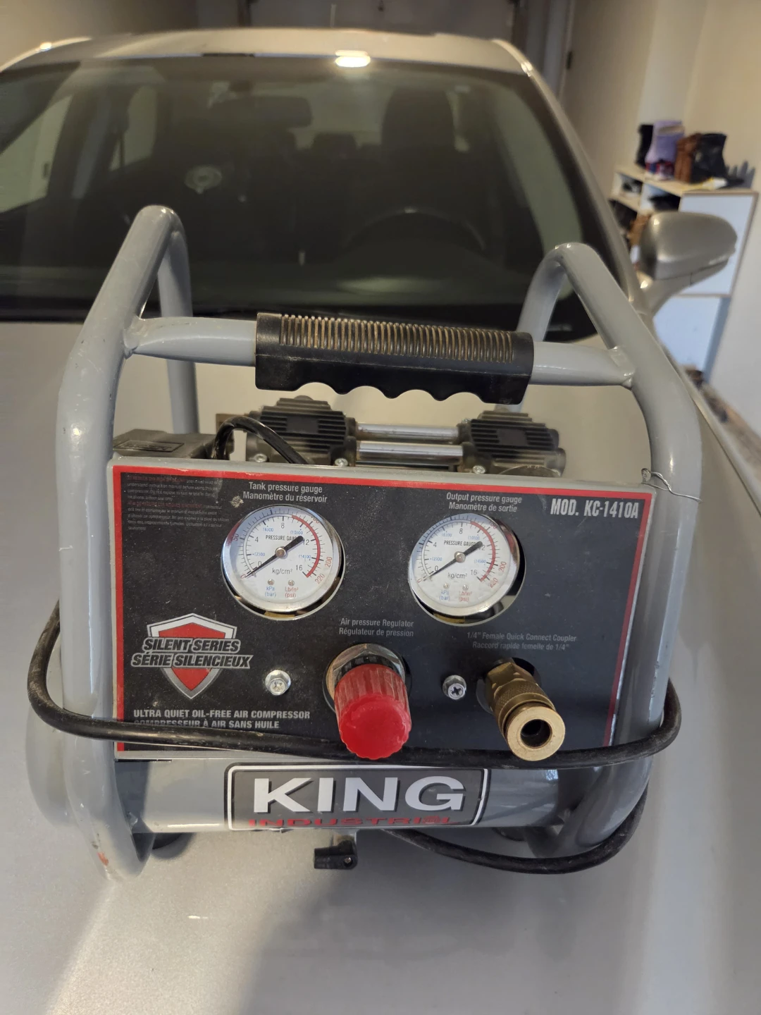 King Industrial Ultra Quiet Air Compressor KC-1410A - photo 5