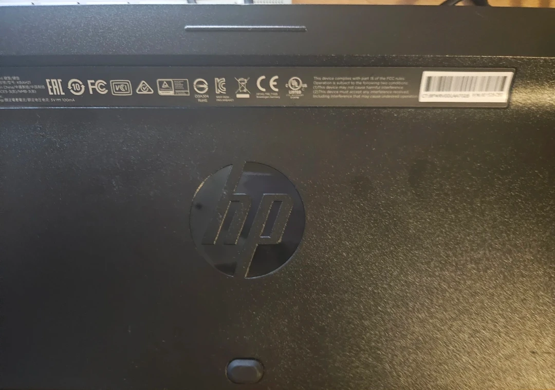 HP Wired Slim Keyboard - photo 2