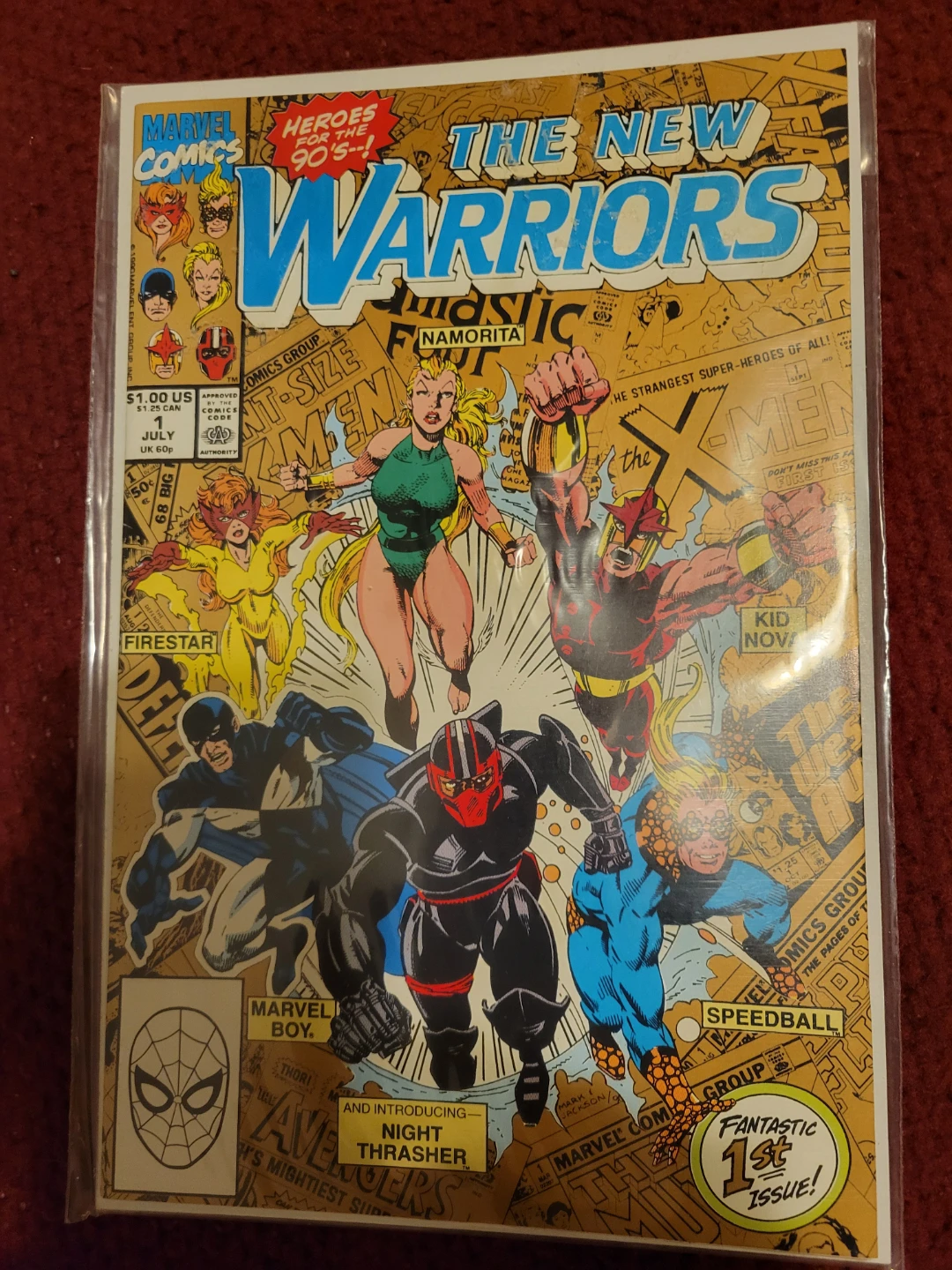The New Warriors Comic Issue 1