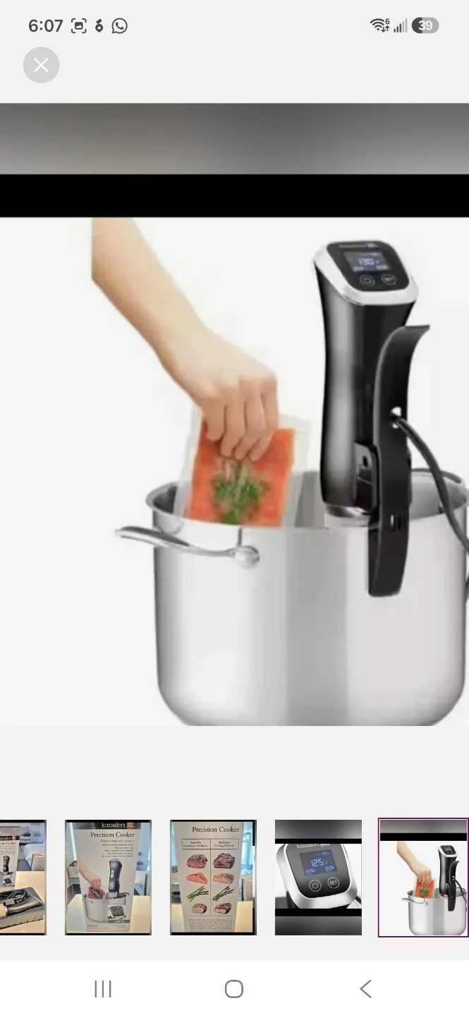 Kuraidori Precision Sous Vide Cooker Circular Cooker - photo 5