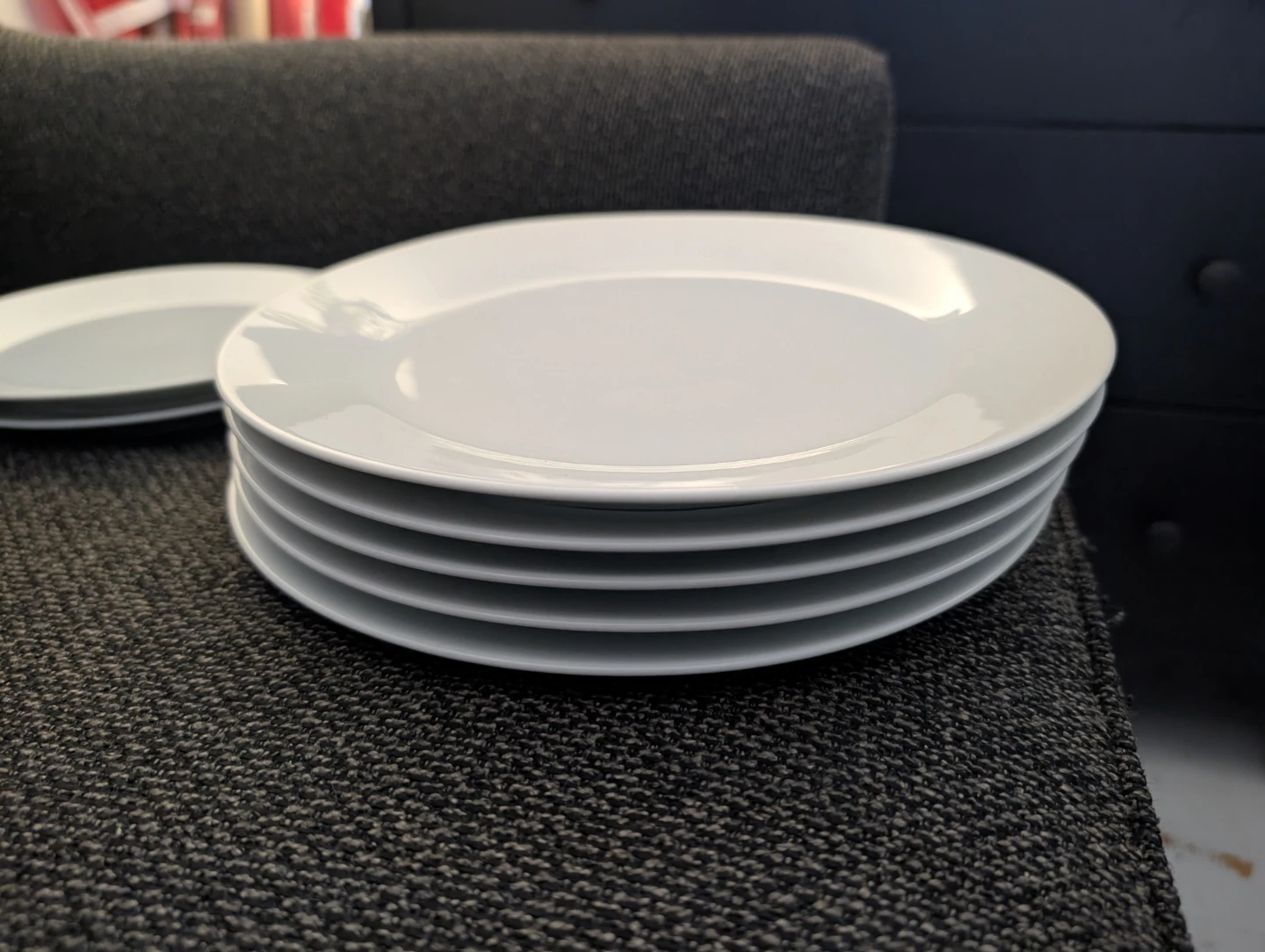 Set of 6 IKEA White Porcelain Plates - photo 3
