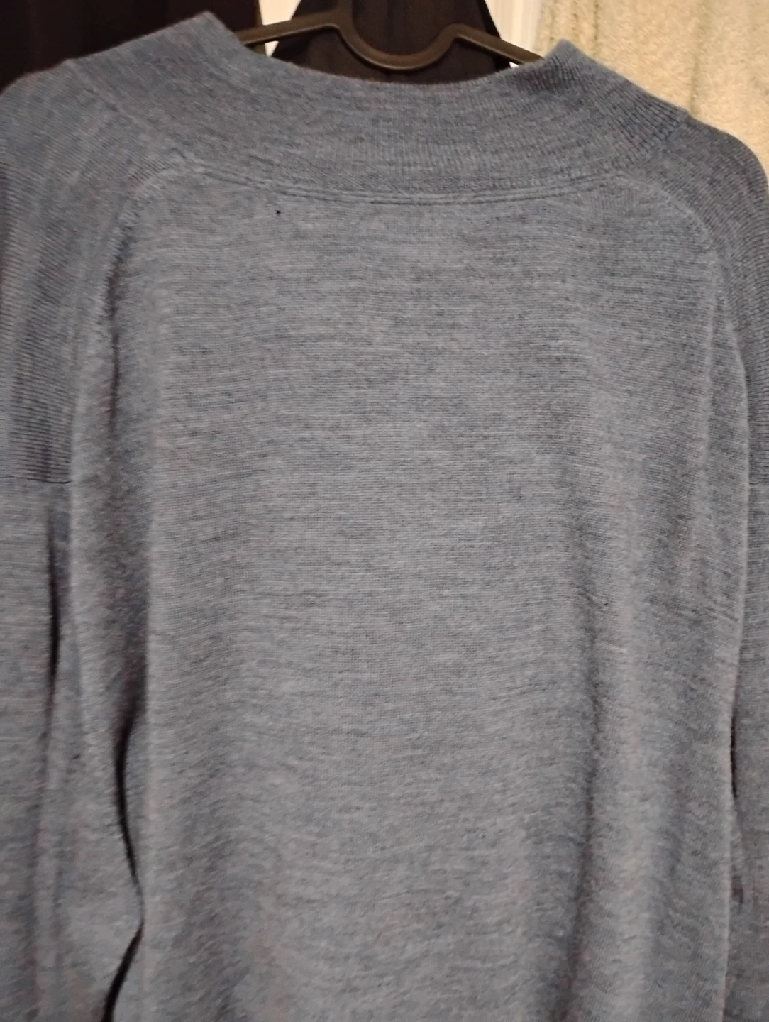 Goodthreads 100% Merino Wool Quarter Zip - Blue - photo 2