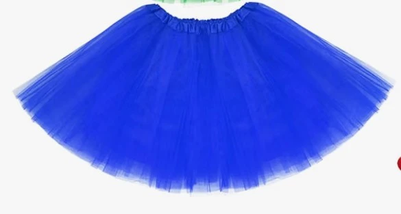 New Blue Tulle Tutu Skirt