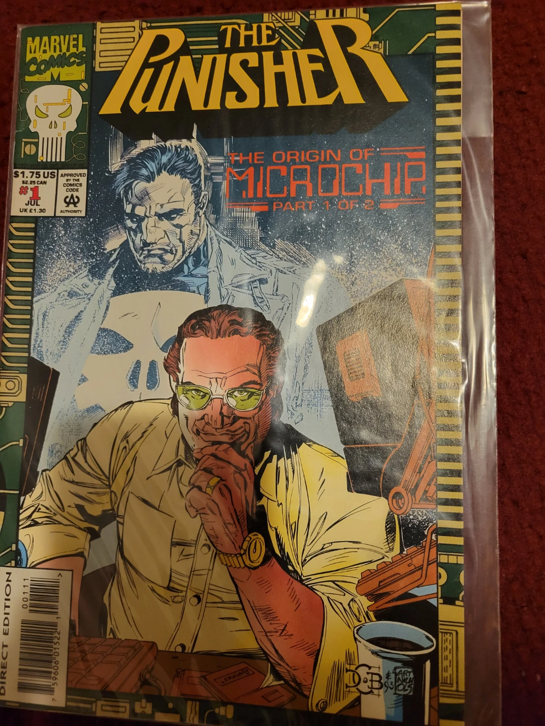 The Punisher: The Origin of Microchip #1 Comic Book